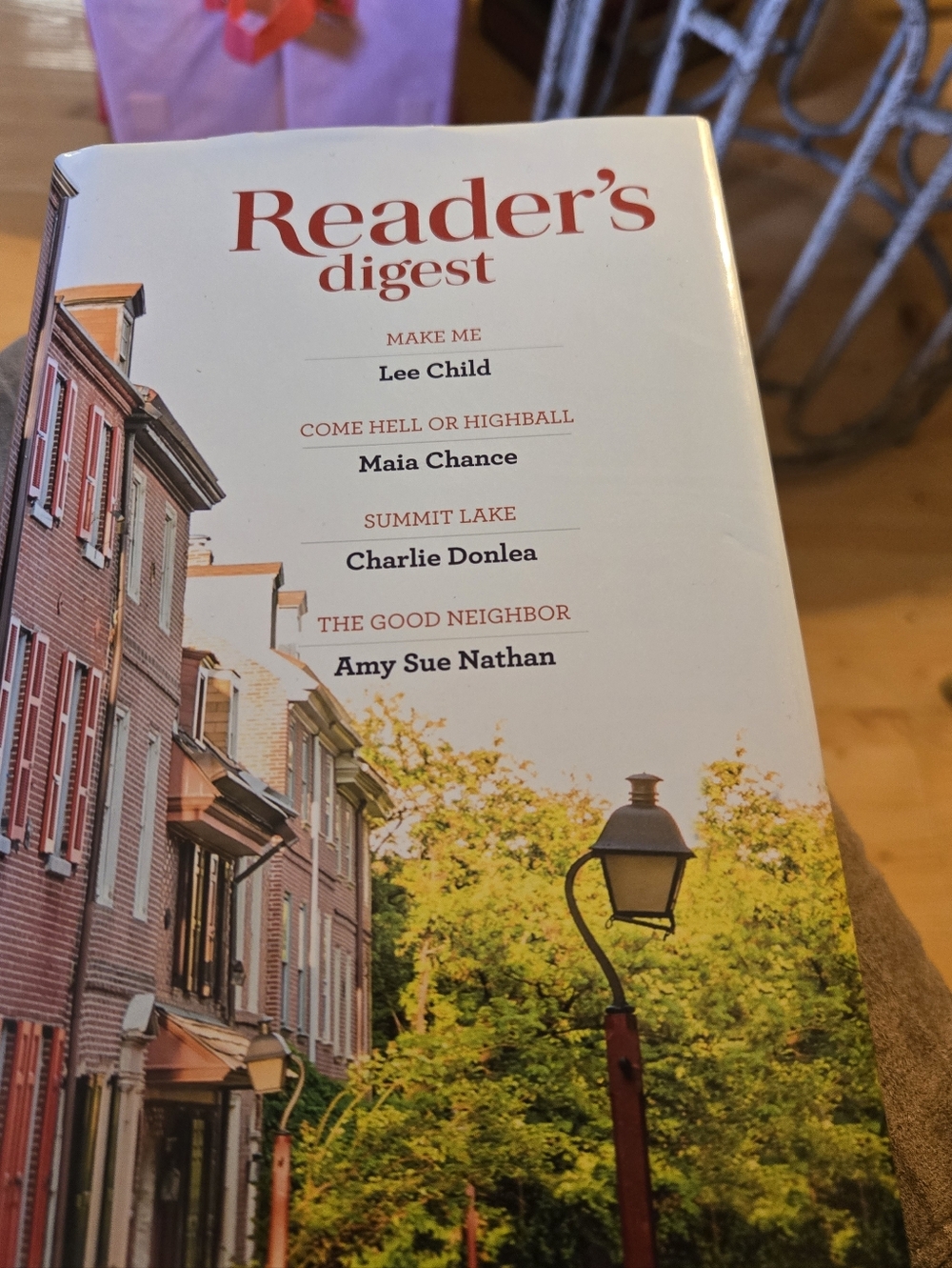 Reader's Digest Hardcover Coffee Table Book - White and Red Cover